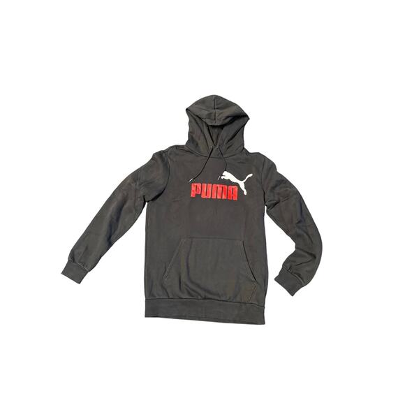 Puma Other - Puma Hoodie Mens Sweatshirt Black Size small red logo